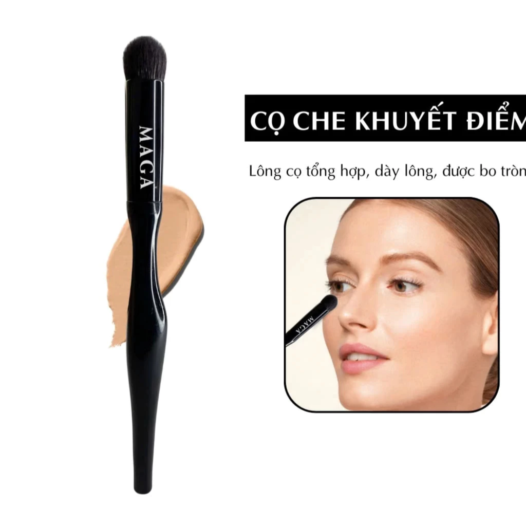 Cọ Môi Cọ Che Khuyết Điểm MAGA All Over Lip Brush Cọ Son Môi Đầu Tròn Chuyên Nghiệp MA27