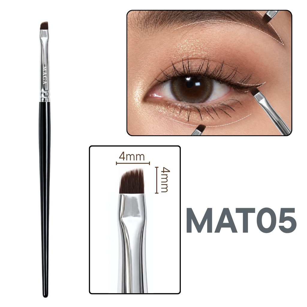 Cọ Kẻ Mắt Đầu Nhỏ Cho Đường Eyeliner Gọn Và Chính Xác MAGA MAT05 Tooth Eyeliner Brush
