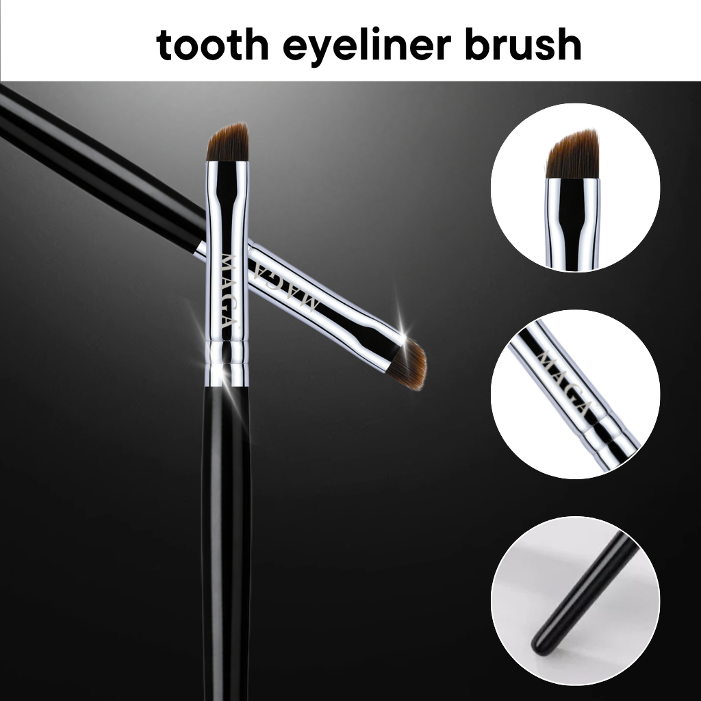 Cọ Kẻ Mắt Đầu Nhỏ Cho Đường Eyeliner Gọn Và Chính Xác MAGA MAT05 Tooth Eyeliner Brush