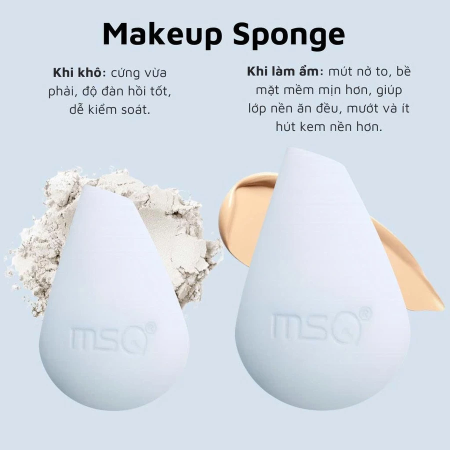 Mút Tán Kem Nền Che Khuyết Điểm MSQ Miracle Foundation Concealer MSQM2