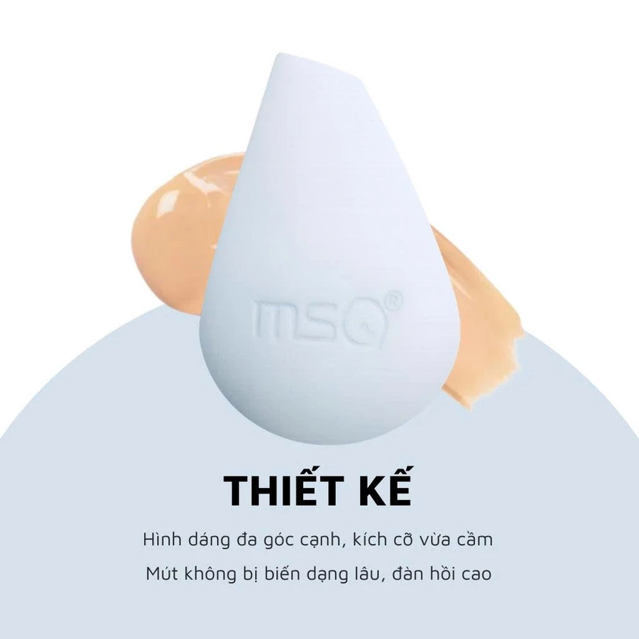Mút Tán Kem Nền Che Khuyết Điểm MSQ Miracle Foundation Concealer MSQM2