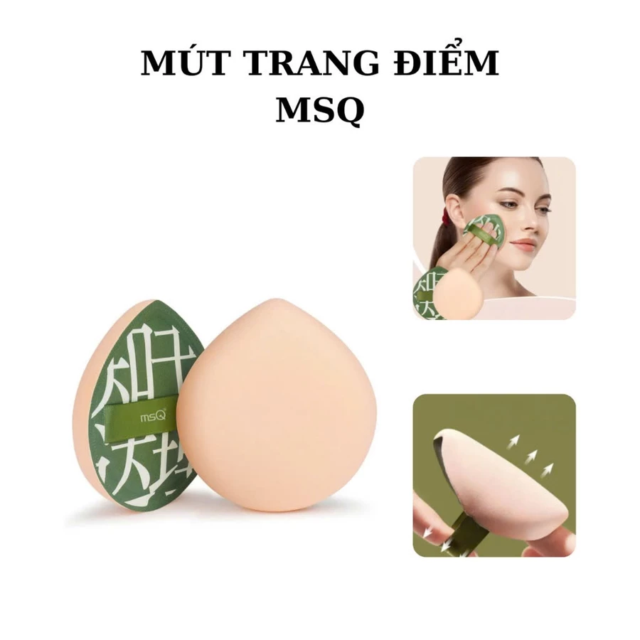 Mút Trang Điểm Mút Tán Kem Nền Cushion MSQ Cushion Makeup Sponge Puff Mềm Mịn Đàn Hồi MSQM4