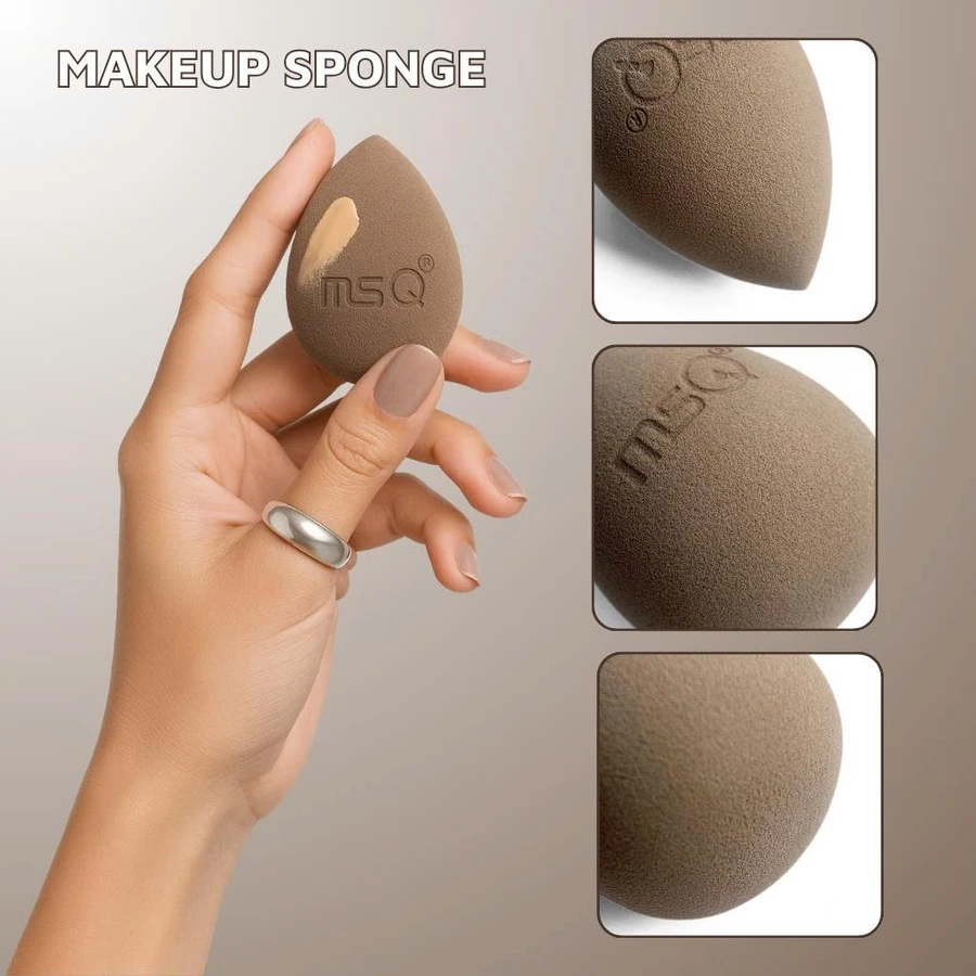 Mút Tán Kem Nền Hình Giọt Nước Mềm Mịn MSQ Miracle Complexion Màu Caphe MSQM5