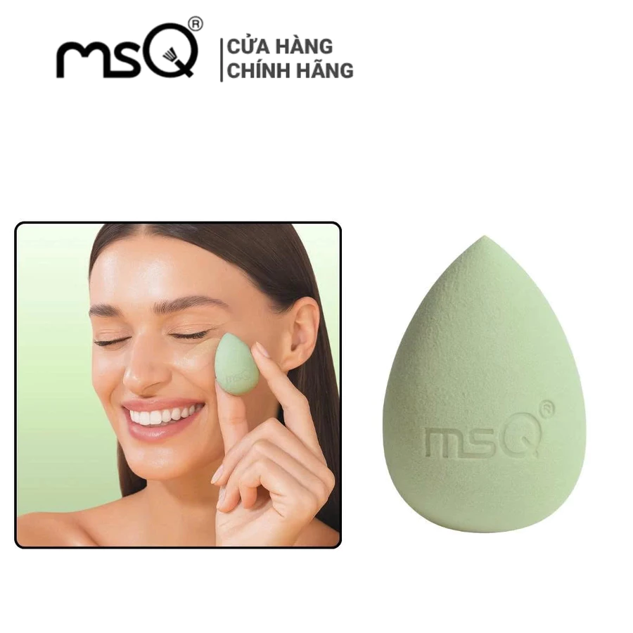 Bông mút tán kem che khuyết điểm siêu mềm MSQ Miracle Complexion đàn hồi cao Size S MSQM6