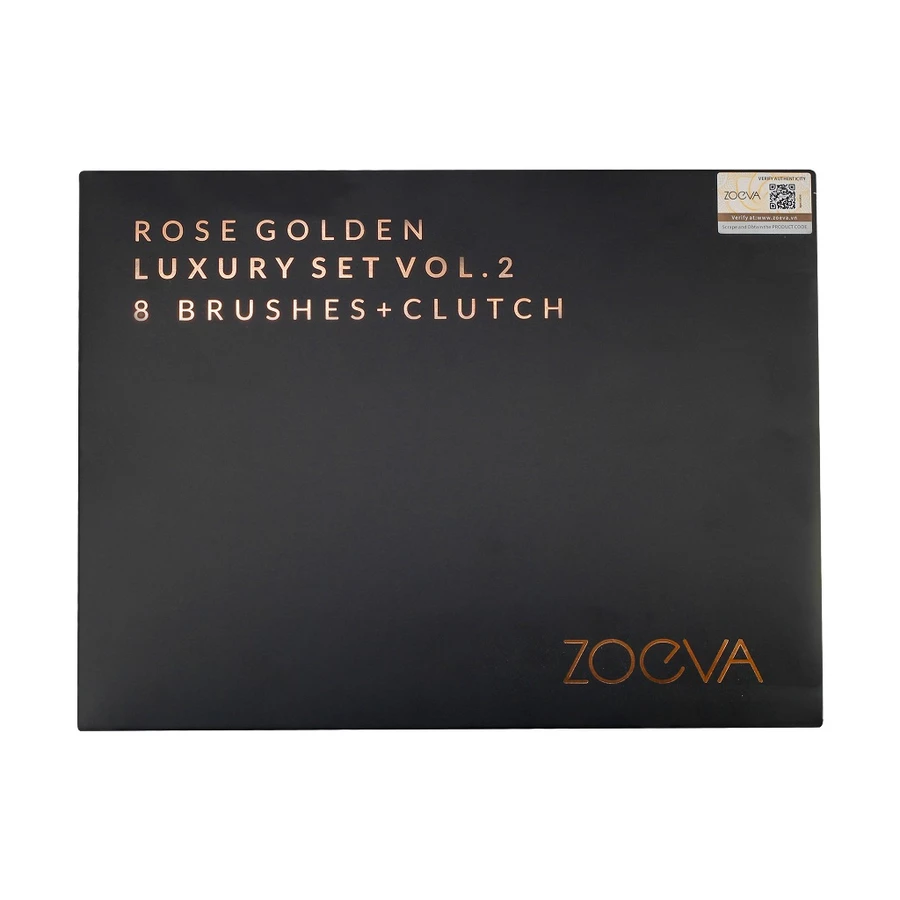 Bộ Cọ Trang Điểm 8 Cây ZOEVA Rose Golden Luxury Vol.2 0164