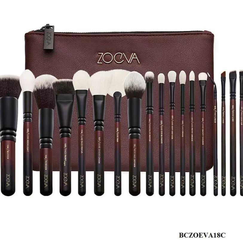 Bộ Cọ Trang Điểm Chuyên Nghiệp Cao Cấp 18 Cây ZOEVA Opulence Vegan 18 0188