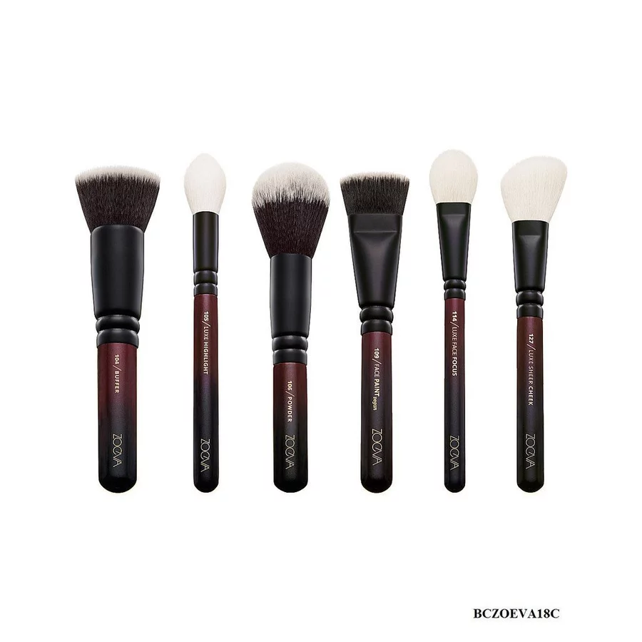 Bộ Cọ Trang Điểm Chuyên Nghiệp Cao Cấp 18 Cây ZOEVA Opulence Vegan 18 0188
