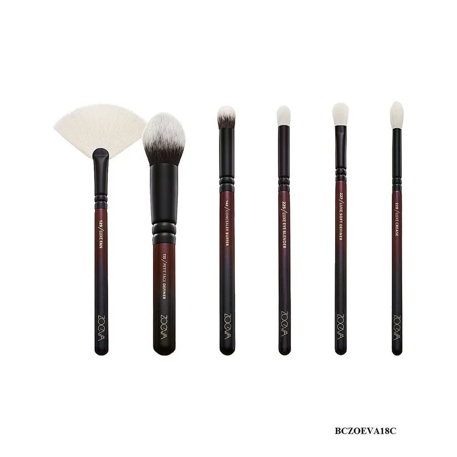 Bộ Cọ Trang Điểm Chuyên Nghiệp Cao Cấp 18 Cây ZOEVA Opulence Vegan 18 0188