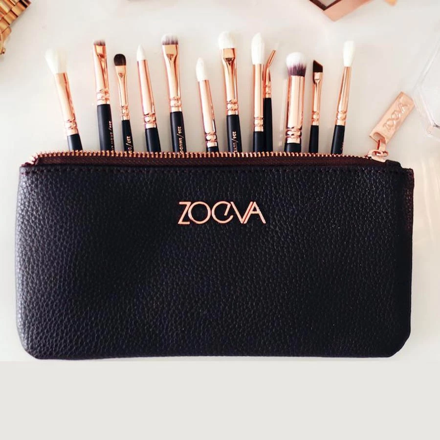 Bộ Cọ Mắt Chuyên Nghiệp 12 Cây Zoeva Rose Golden Complete Eye 12 Vol.1 Brush Set 0195