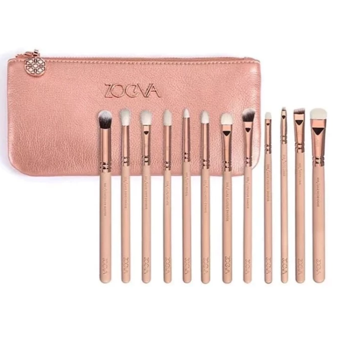 Bộ Cọ Mắt 12 Cây Cao Cấp ZOEVA Rose Golden Complete Eye 12 Vol.2 Makeup Brushes 0201