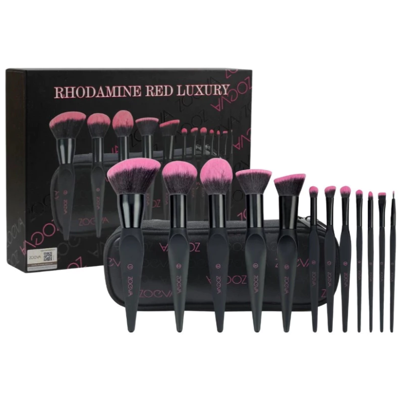 Bộ Cọ 12 Cây Cao Cấp ZOEVA Rhodamine Read Luxury Thiết Kế Ấn Tượng Lông Siêu Mềm